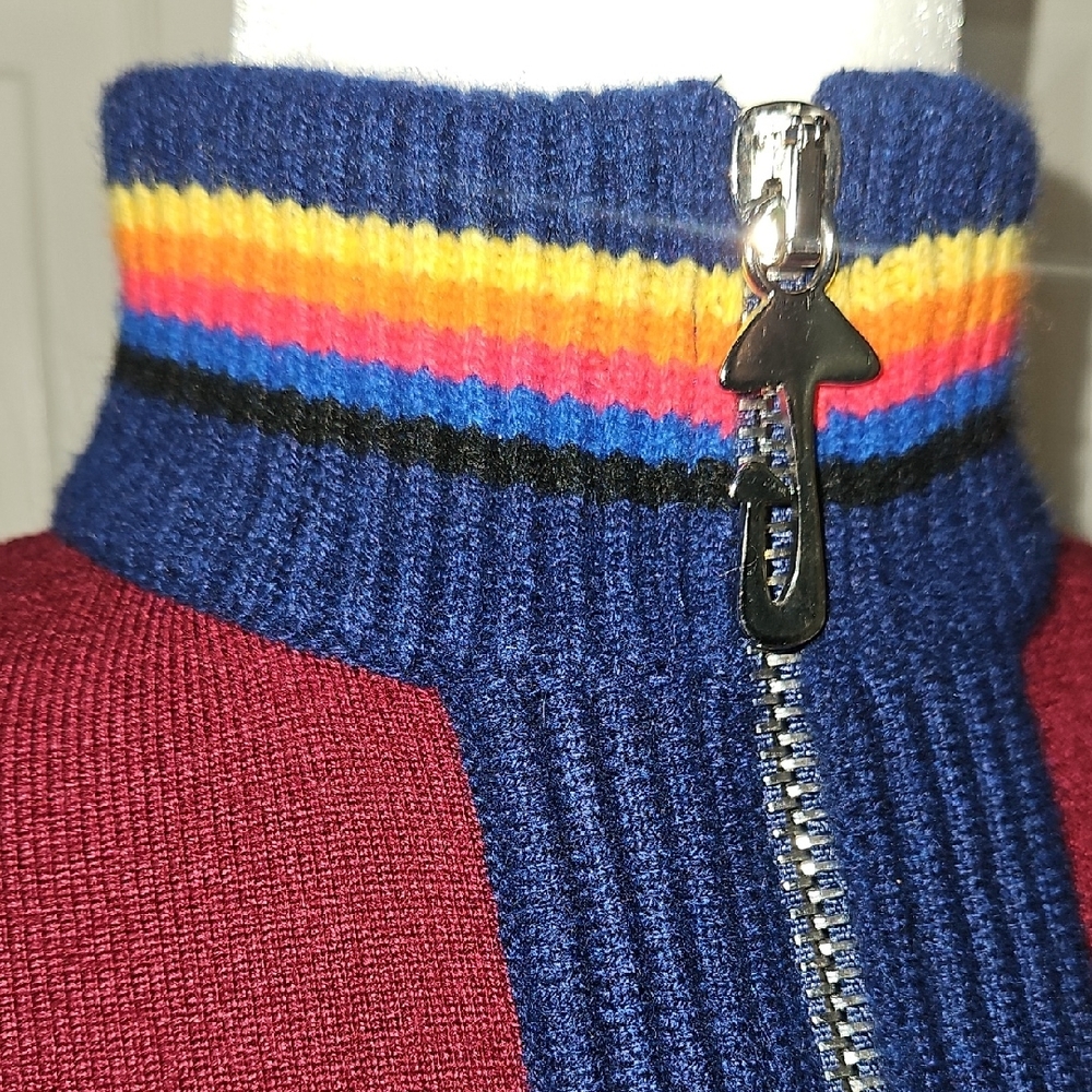 Marina Moscone Ribbed Knit Casmere Wool Cycling Midi Xs With Flaws - Picture 5 of 17